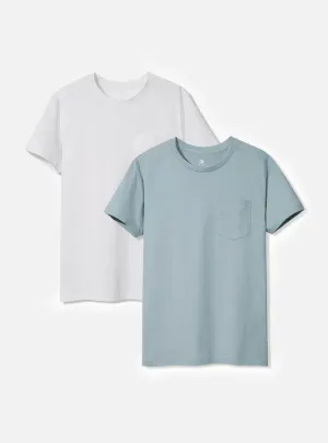2 Pack Cotton Ultra Soft Crew Neck Undershirts