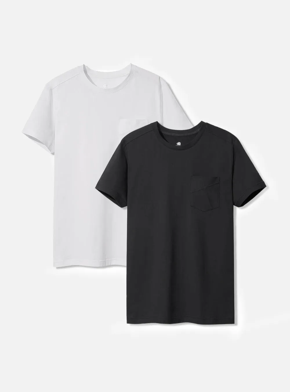2 Pack Cotton Ultra Soft Crew Neck Undershirts