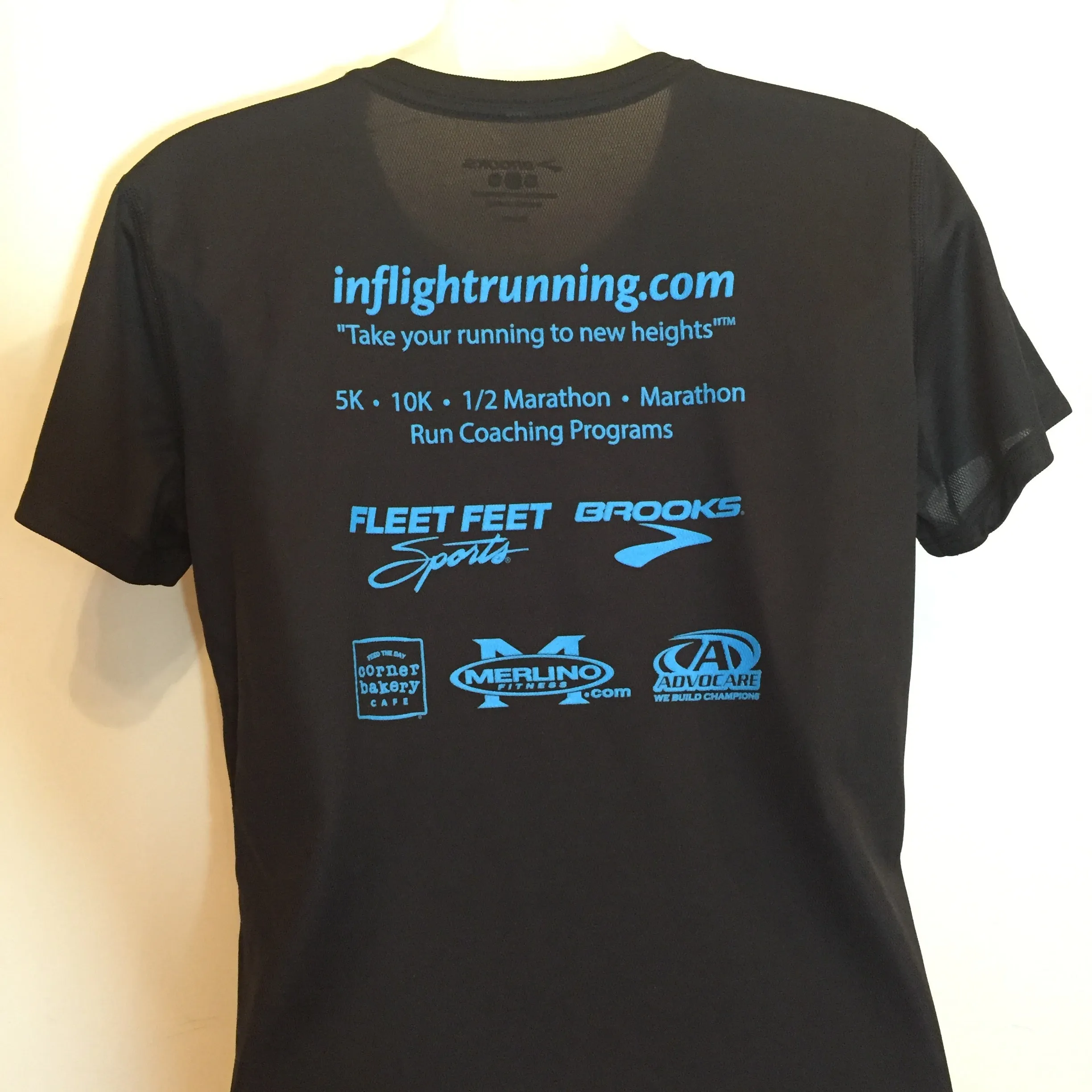 2016-17 In Flight Running - Men's T - Dry Fit - New Logo Black