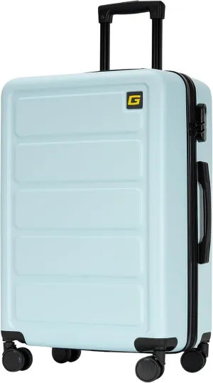28 Inch Large Luggage Suitcase with Spinner Wheels Hardside Lightweight Rolling Travel Luggage for Women Men,Light Blue
