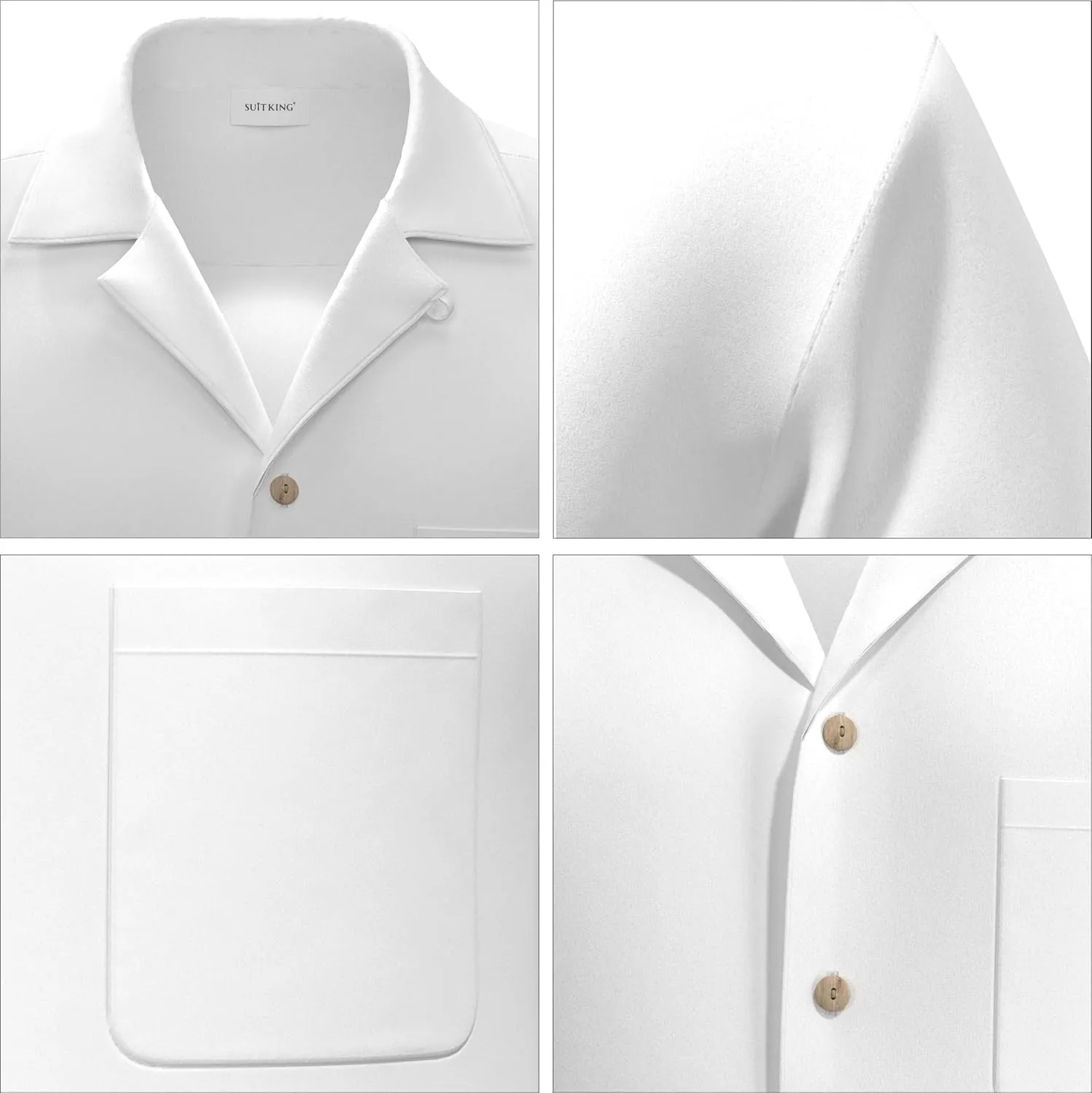 4 Pack - Mens Short Sleeve Button Down Shirts – Wrinkle Free, Muscle Fit, Stylish Casual