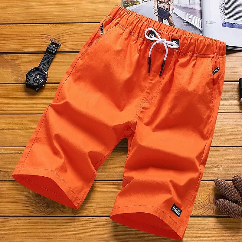 Active Comfort Men's Shorts for Casual Wear in Black and Yellow