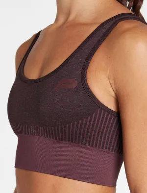 ADAPT Seamless Sports Bra - Black Cherry