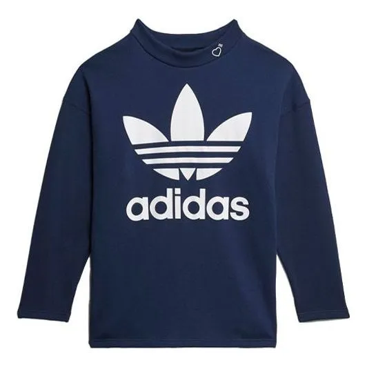 adidas originals x HUMAN MADE logo sweatshirt, blue