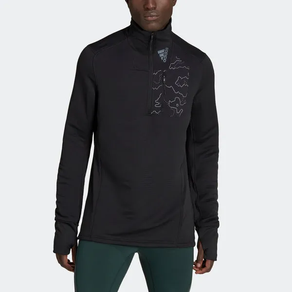 adidas X-City 1/4 Zip Colddy Sweatshirt, black