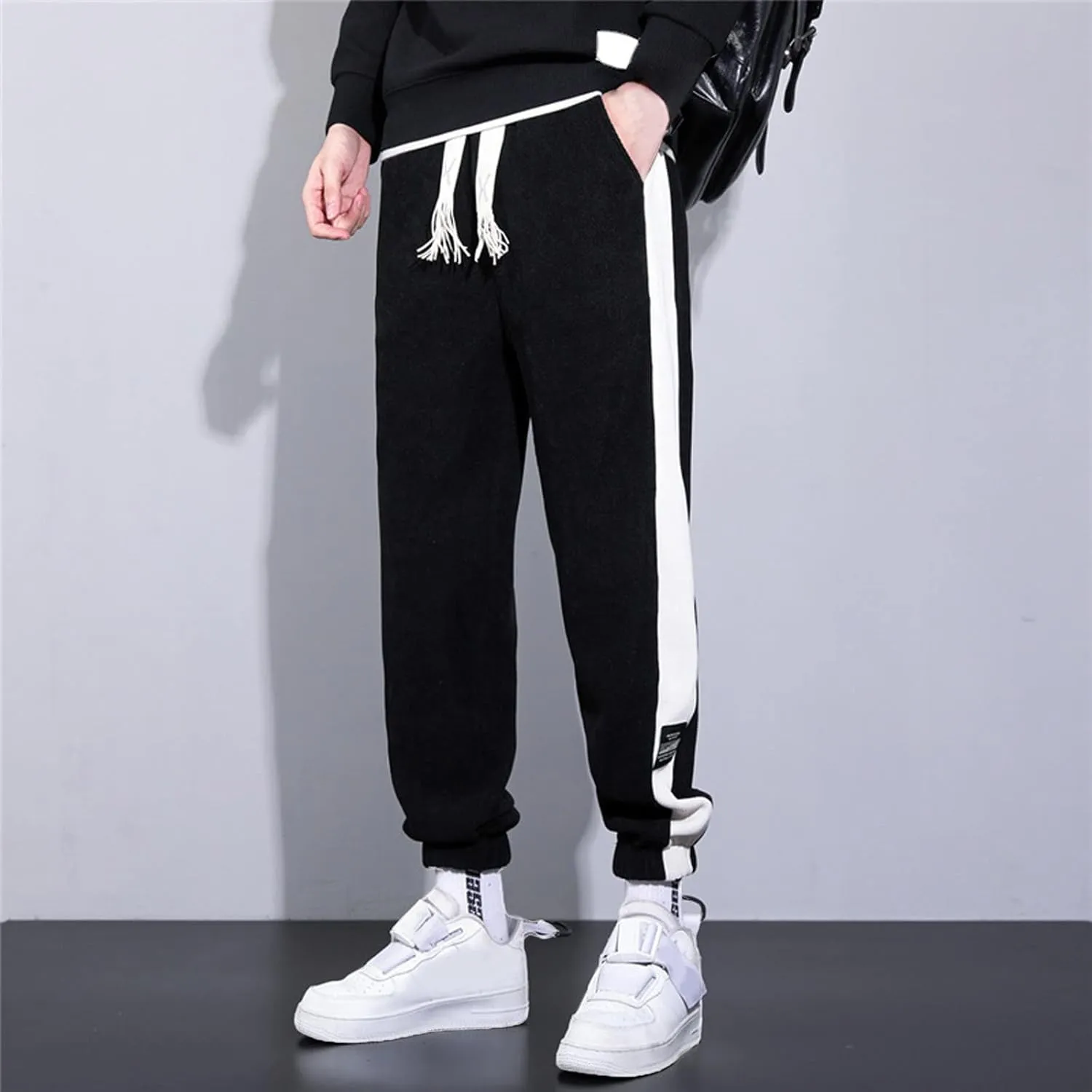 aihihe Sweatpants Mens Joggers Gym Cotton Pants for Men Jogger Big and Tall Men's Joggers Pants Gym Workout Pant Running