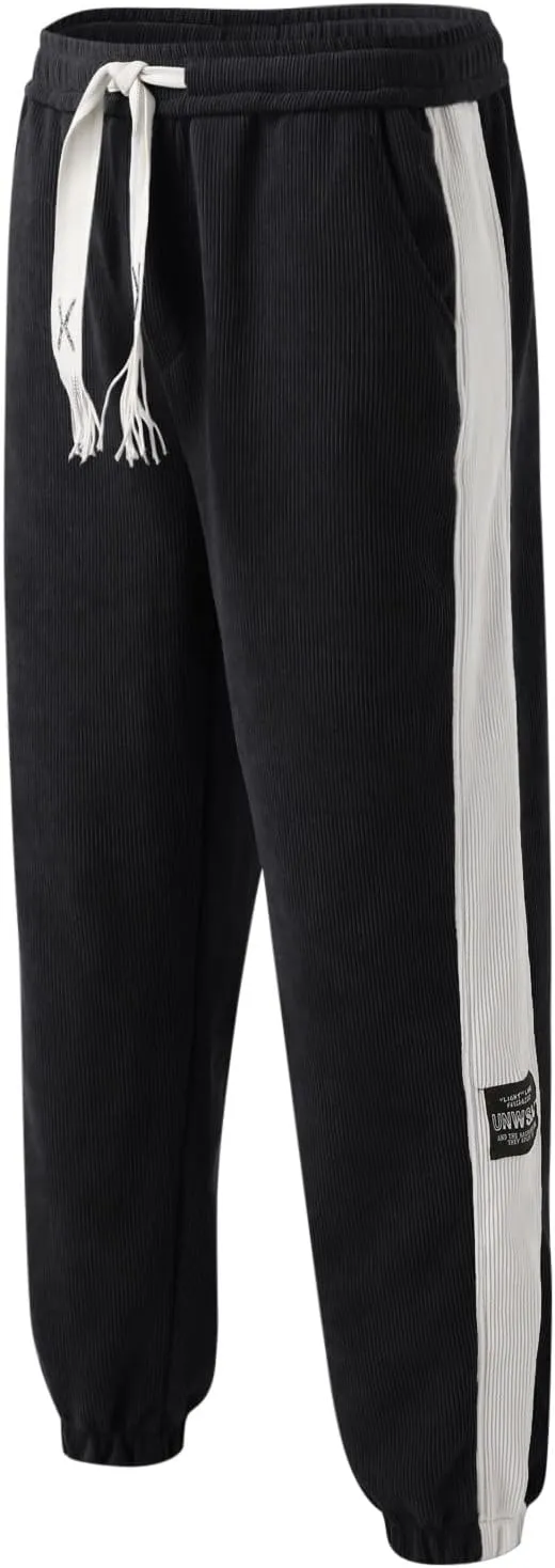 aihihe Sweatpants Mens Joggers Gym Cotton Pants for Men Jogger Big and Tall Men's Joggers Pants Gym Workout Pant Running