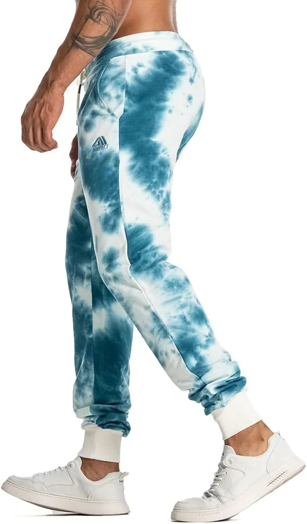 AIMPACT Men's Casual Jogger Sweatpants Tie Dye Running Sweatpants with Pockets