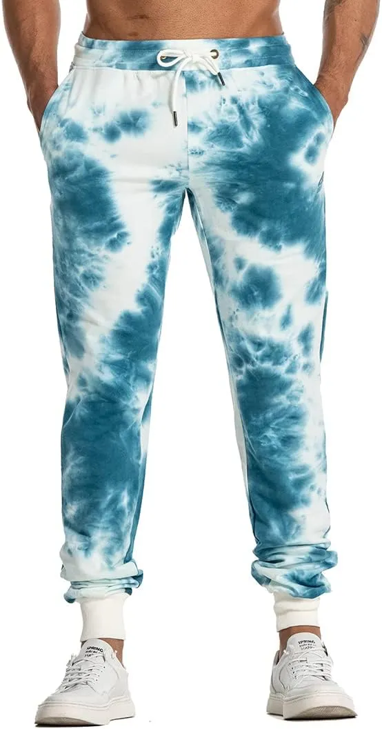 AIMPACT Men's Casual Jogger Sweatpants Tie Dye Running Sweatpants with Pockets