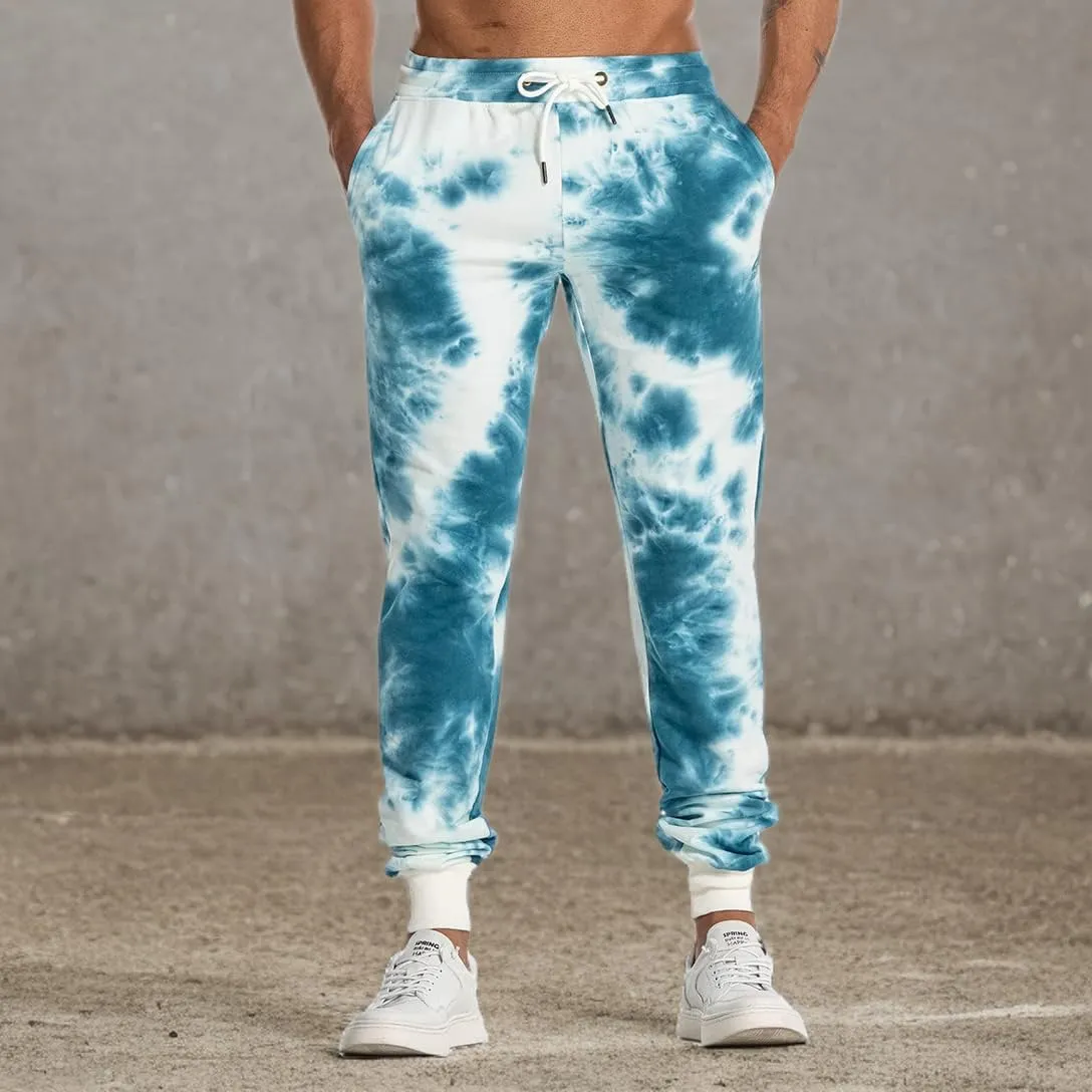 AIMPACT Men's Casual Jogger Sweatpants Tie Dye Running Sweatpants with Pockets