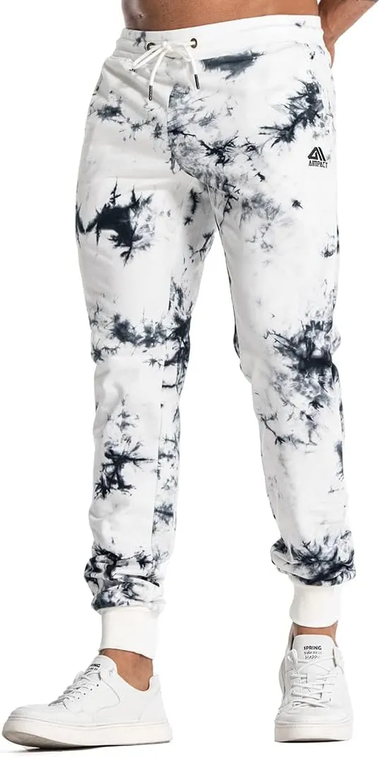 AIMPACT Men's Casual Jogger Sweatpants Tie Dye Running Sweatpants with Pockets