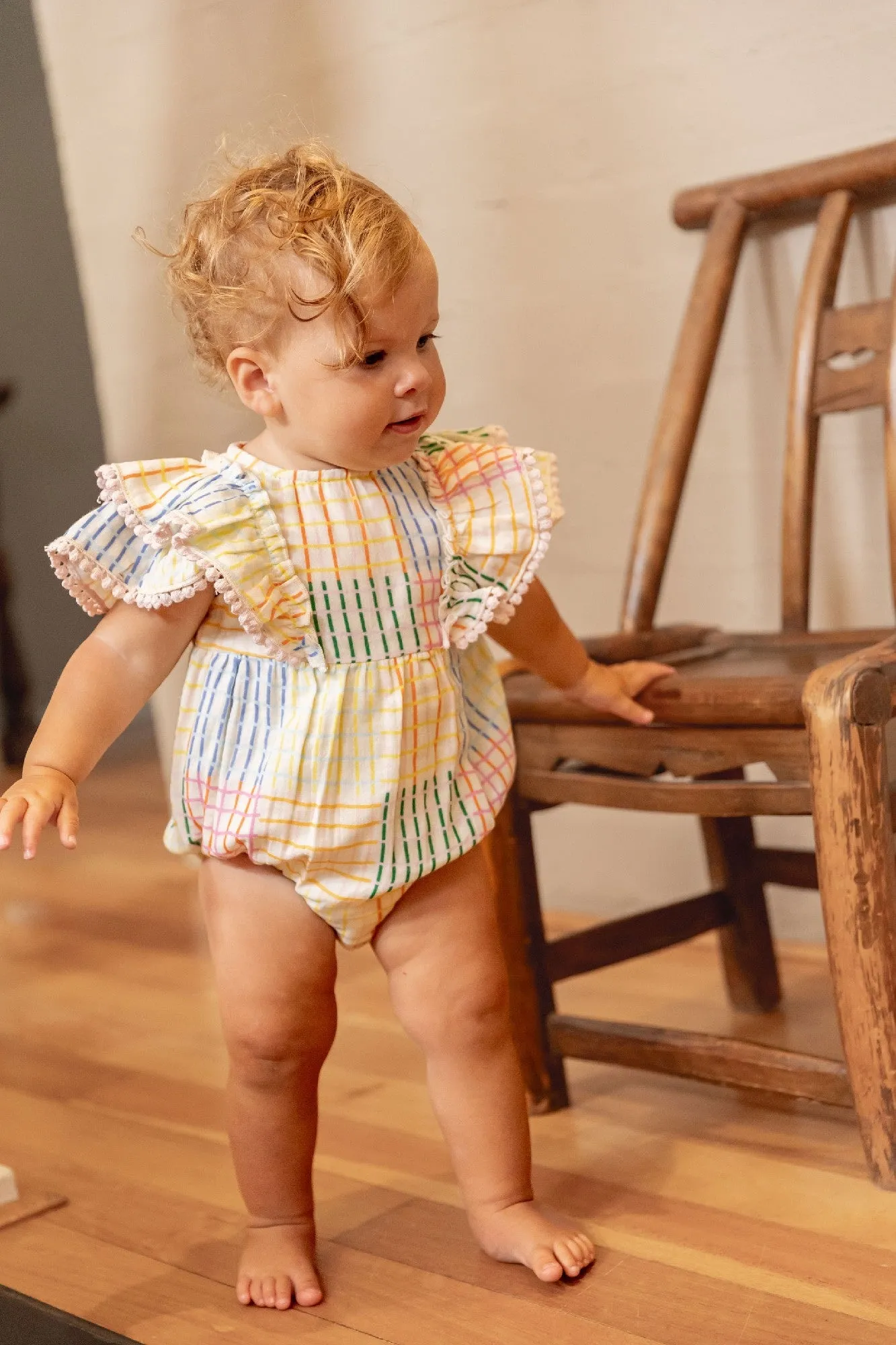ALEX AND ANT - LOUISA PLAYSUIT CRAZY GINGHAM