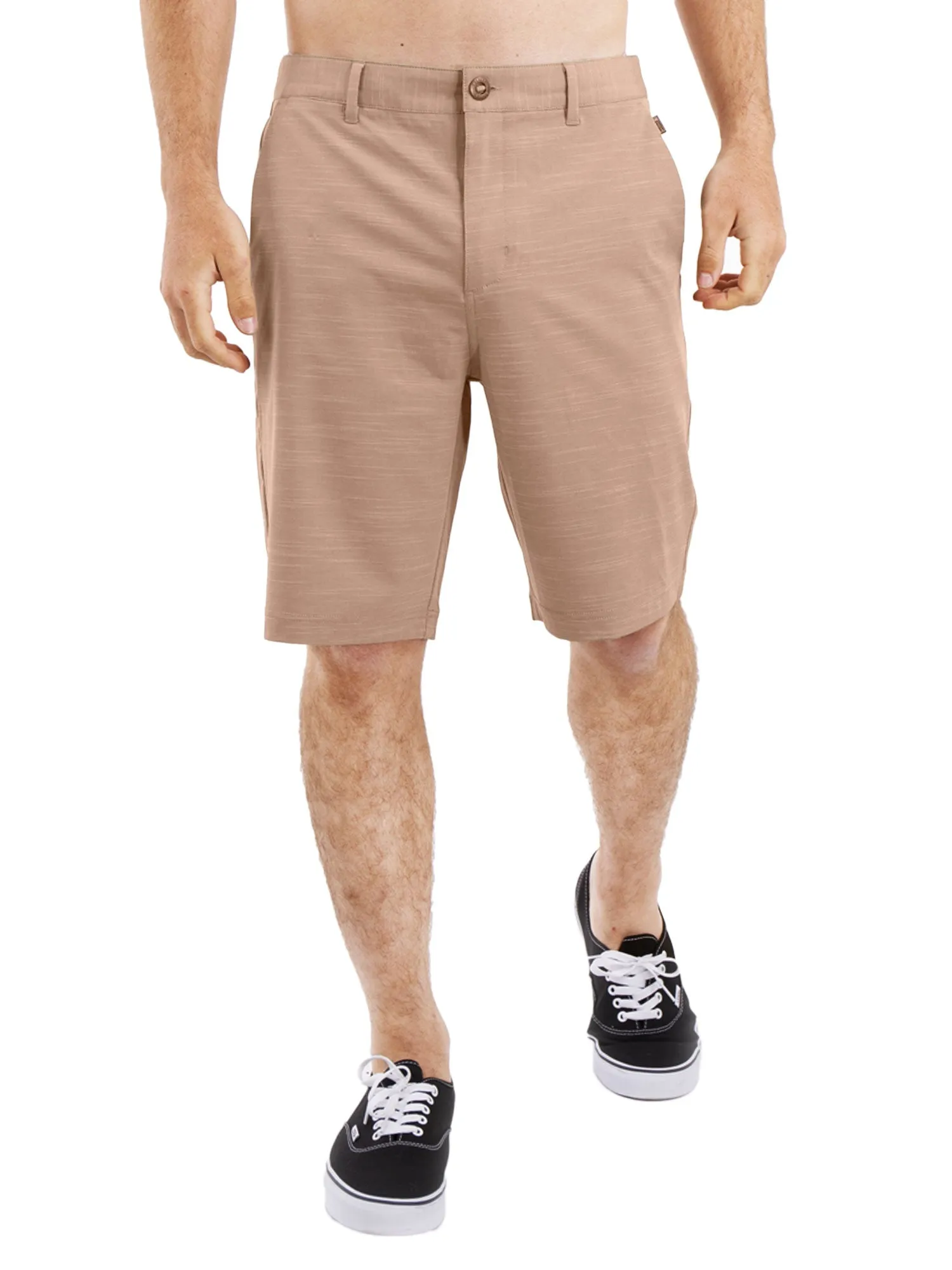 All In One Mens Hybrid Shorts - Slub Navy
