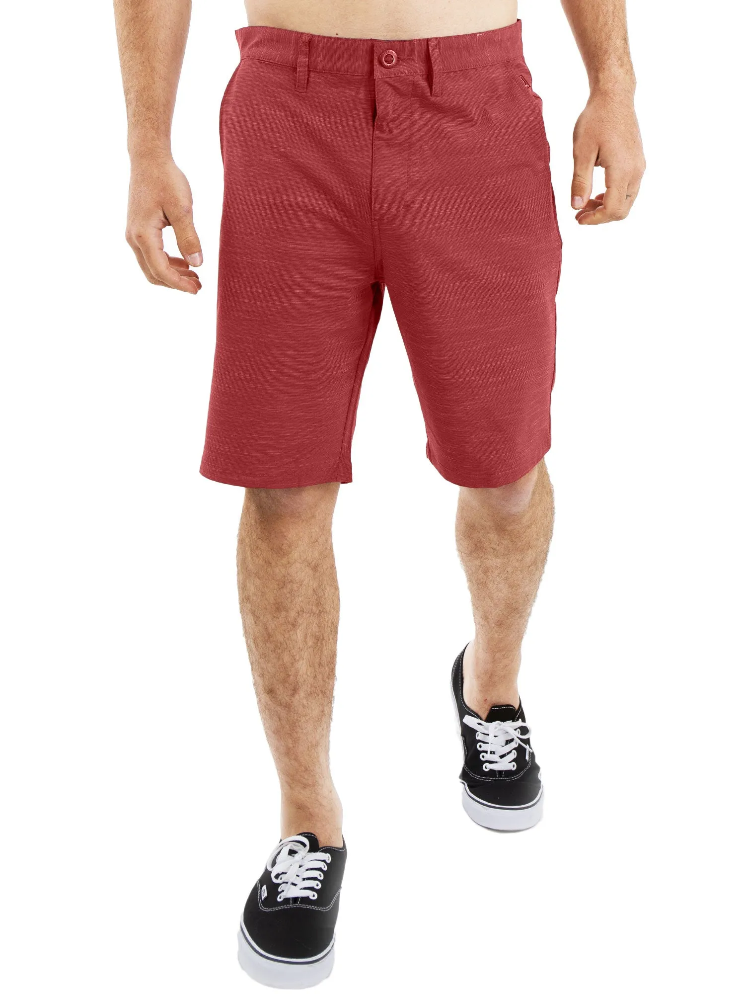 All In One Mens Hybrid Shorts - Slub Navy