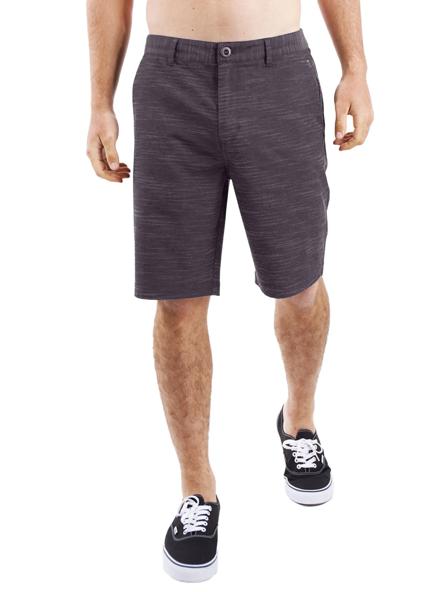 All In One Mens Hybrid Shorts - Slub Navy