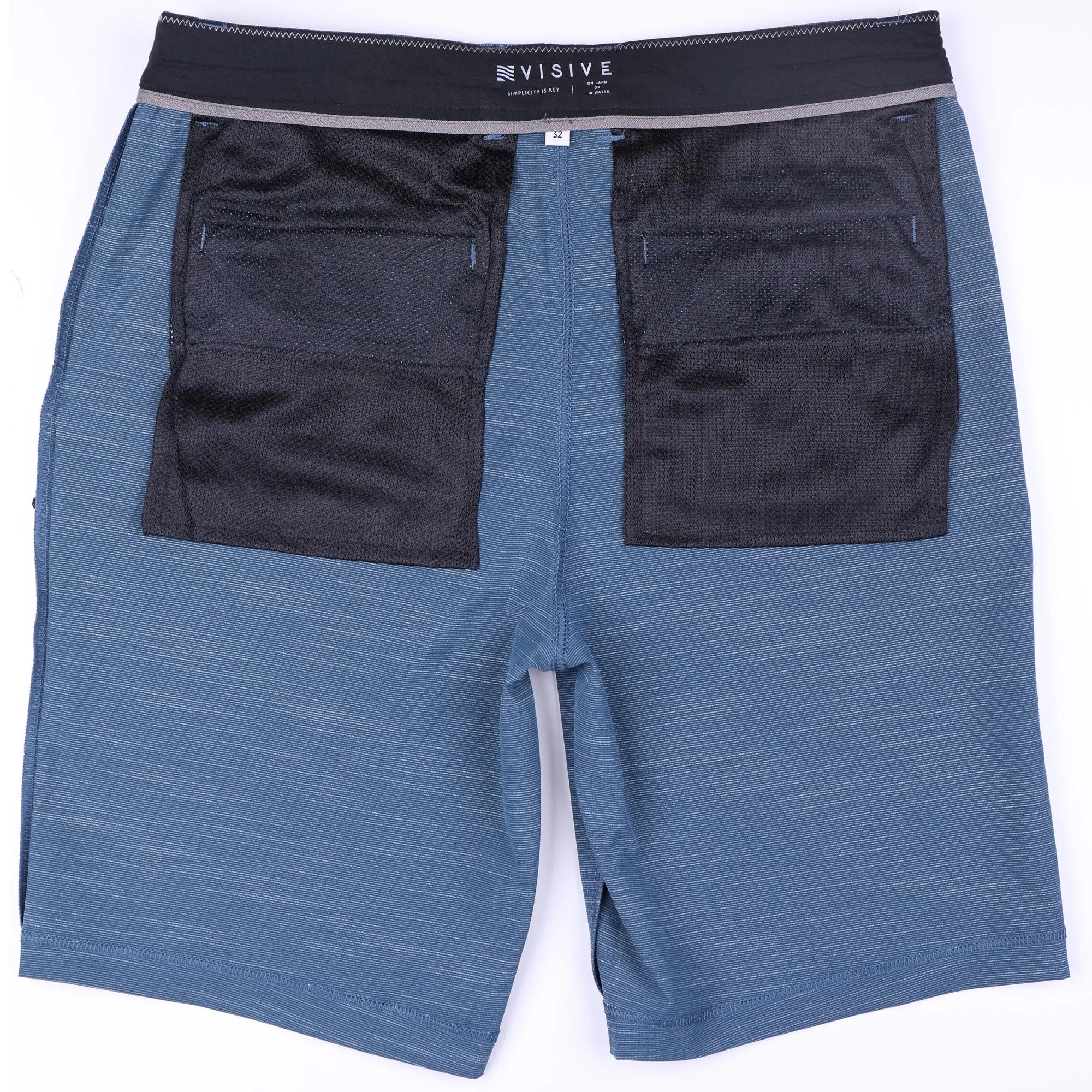 All In One Mens Hybrid Shorts - Slub Navy