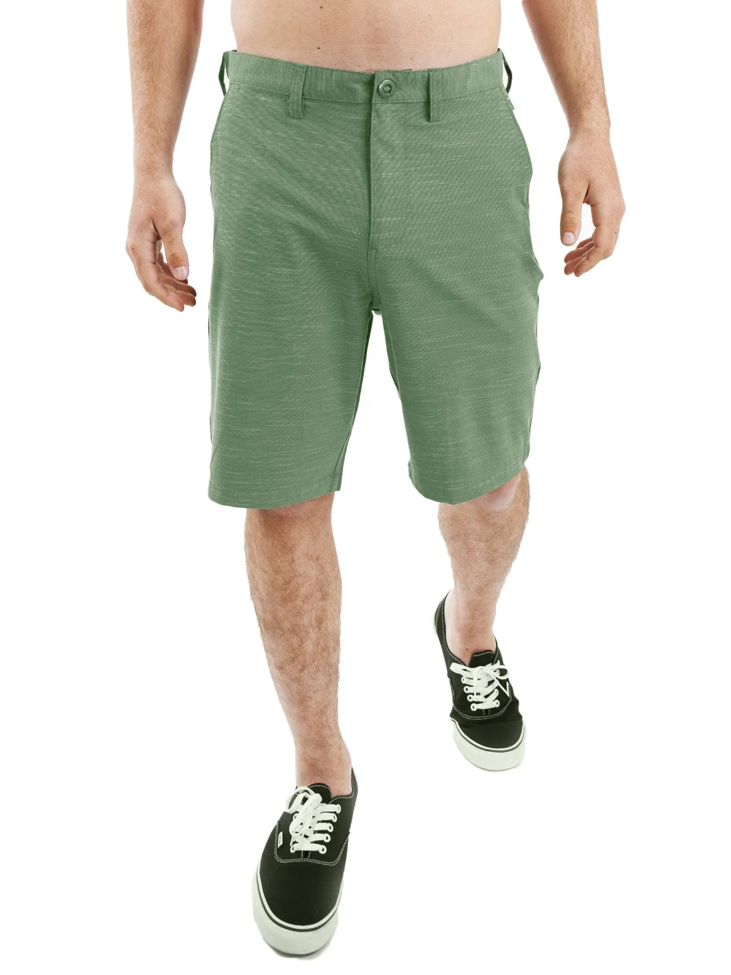 All In One Mens Hybrid Shorts - Slub Navy