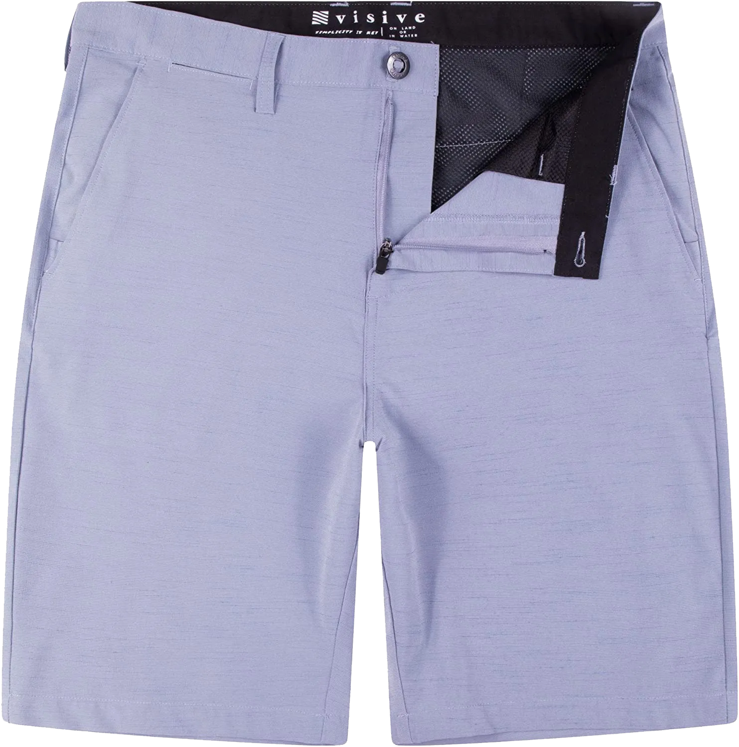 All In One Mens Hybrid Shorts - Slub Navy