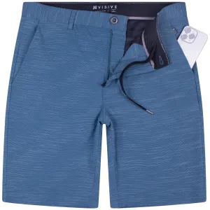 All In One Mens Hybrid Shorts - Slub Navy
