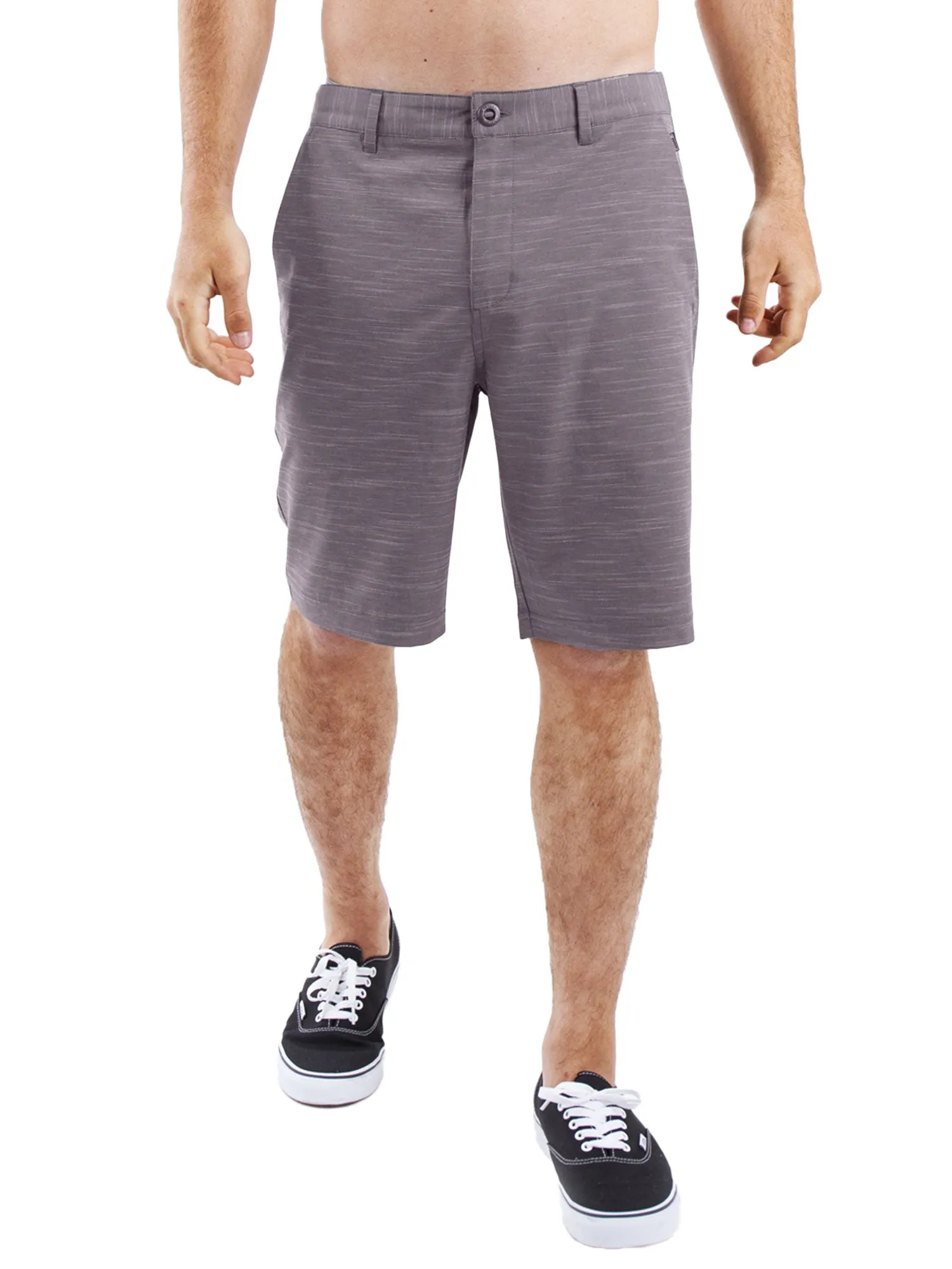All In One Mens Hybrid Shorts - Slub Navy