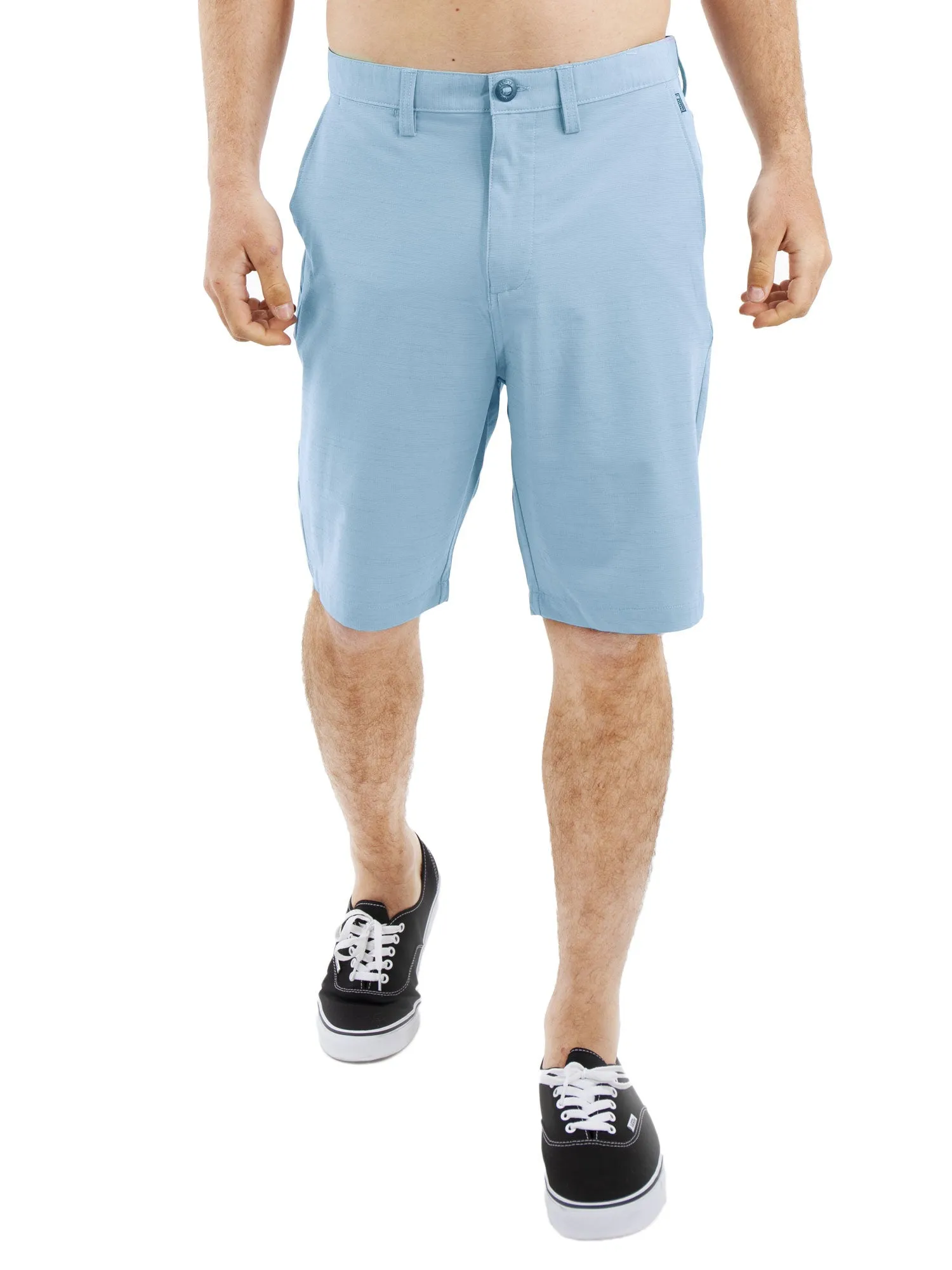 All In One Mens Hybrid Shorts - Slub Navy