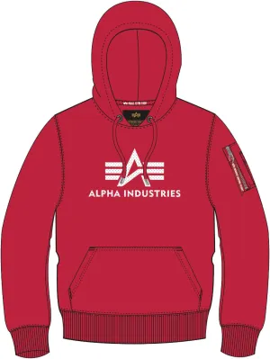 Alpha Industries 3D Logo Hoodie, Red