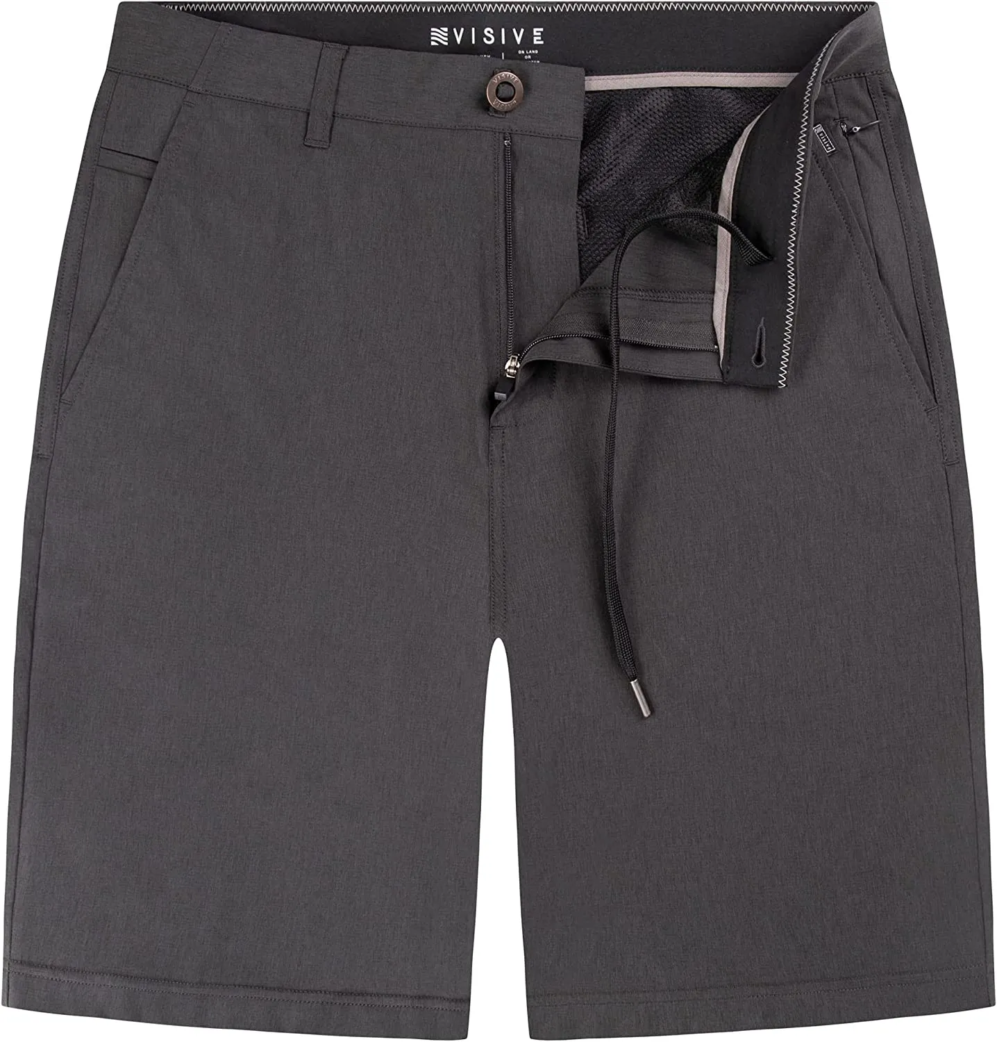 Alpha Mens Hybrid Shorts - Yarn Dye Navy