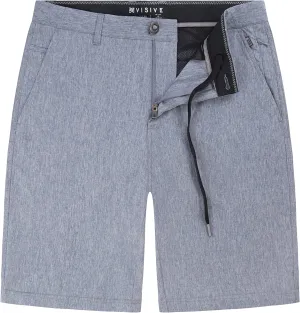 Alpha Mens Hybrid Shorts - Yarn Dye Navy