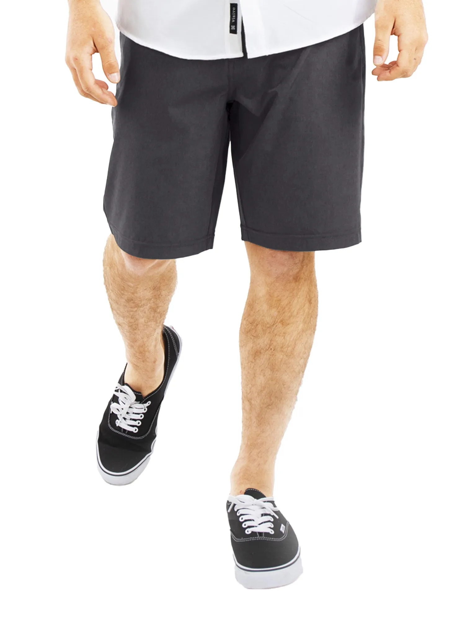 Alpha Mens Hybrid Shorts - Yarn Dye Navy
