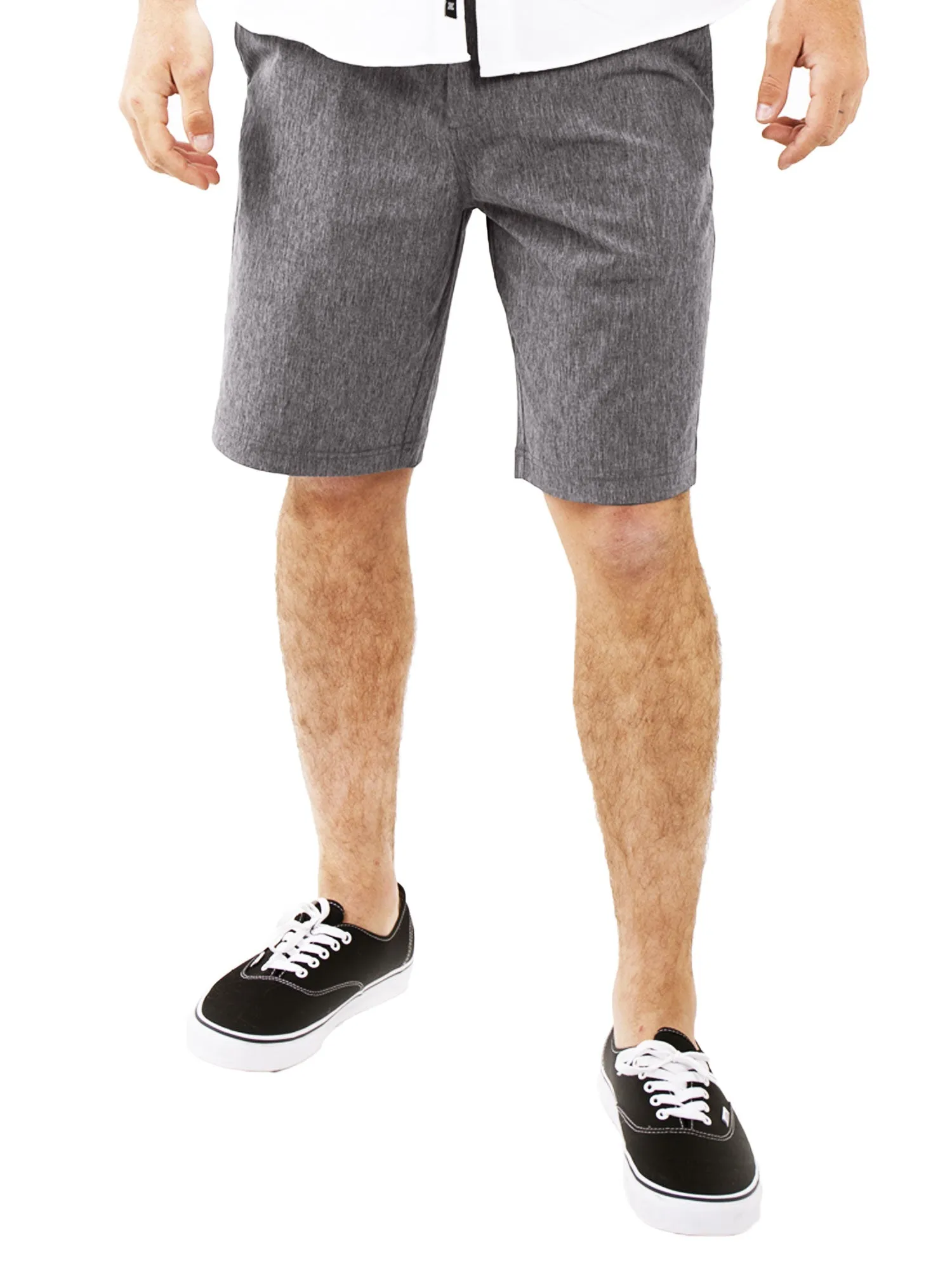 Alpha Mens Hybrid Shorts - Yarn Dye Navy