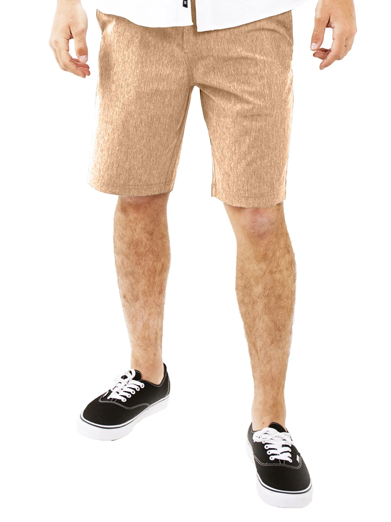Alpha Mens Hybrid Shorts - Yarn Dye Navy