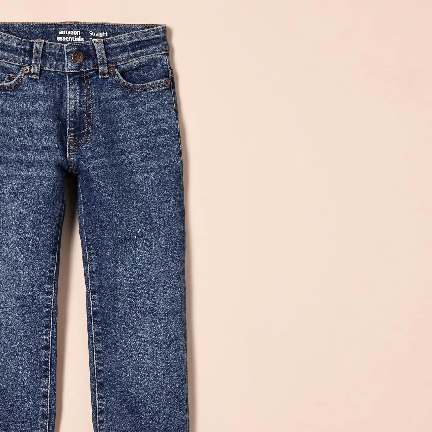 Amazon Essentials Boys' Regular Straight-Fit Jeans