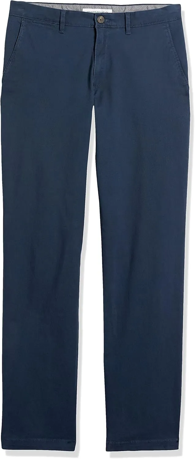 Amazon Essentials Mens Straight-Fit Casual Stretch Chino Pants