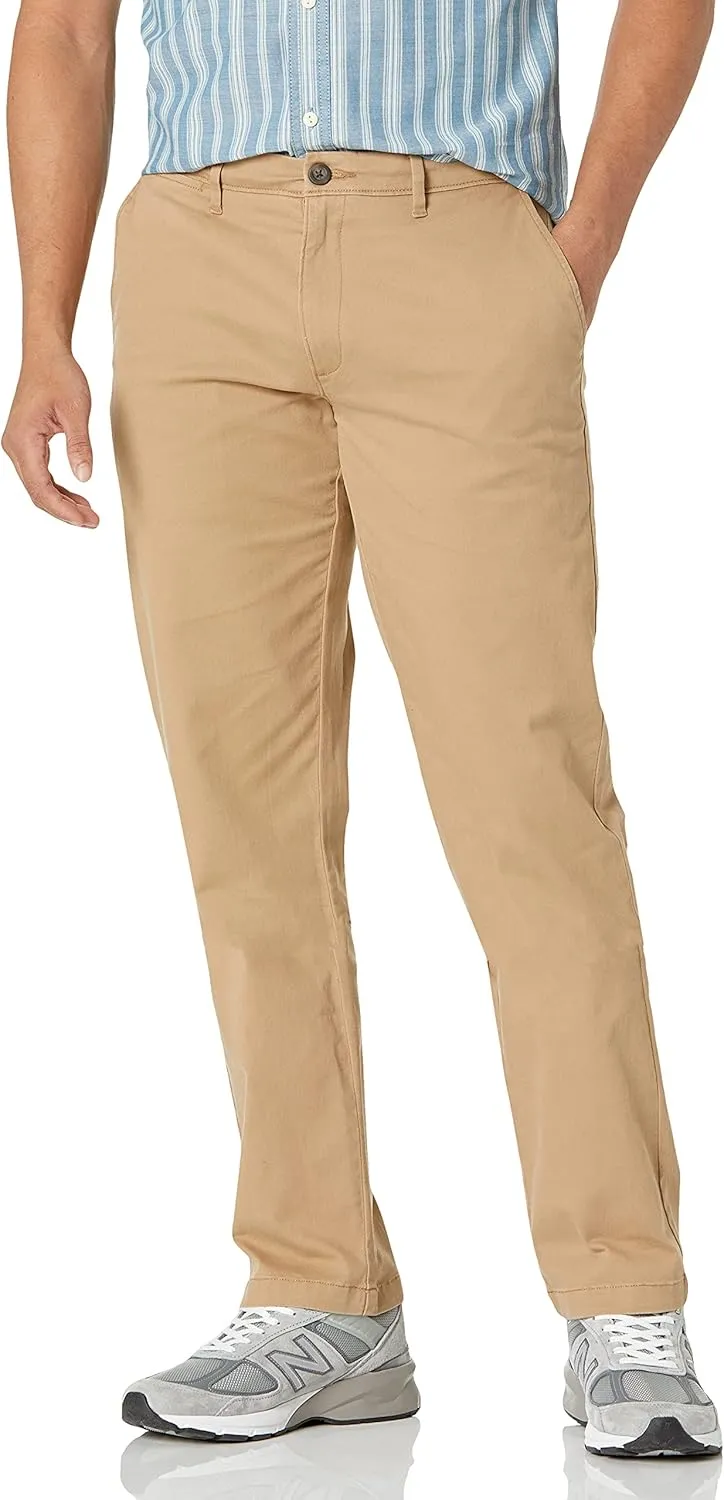 Amazon Essentials Mens Straight-Fit Casual Stretch Chino Pants
