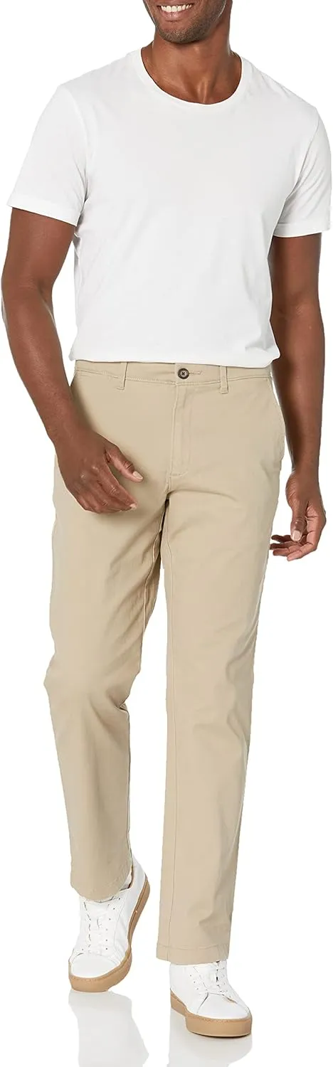 Amazon Essentials Mens Straight-Fit Casual Stretch Chino Pants