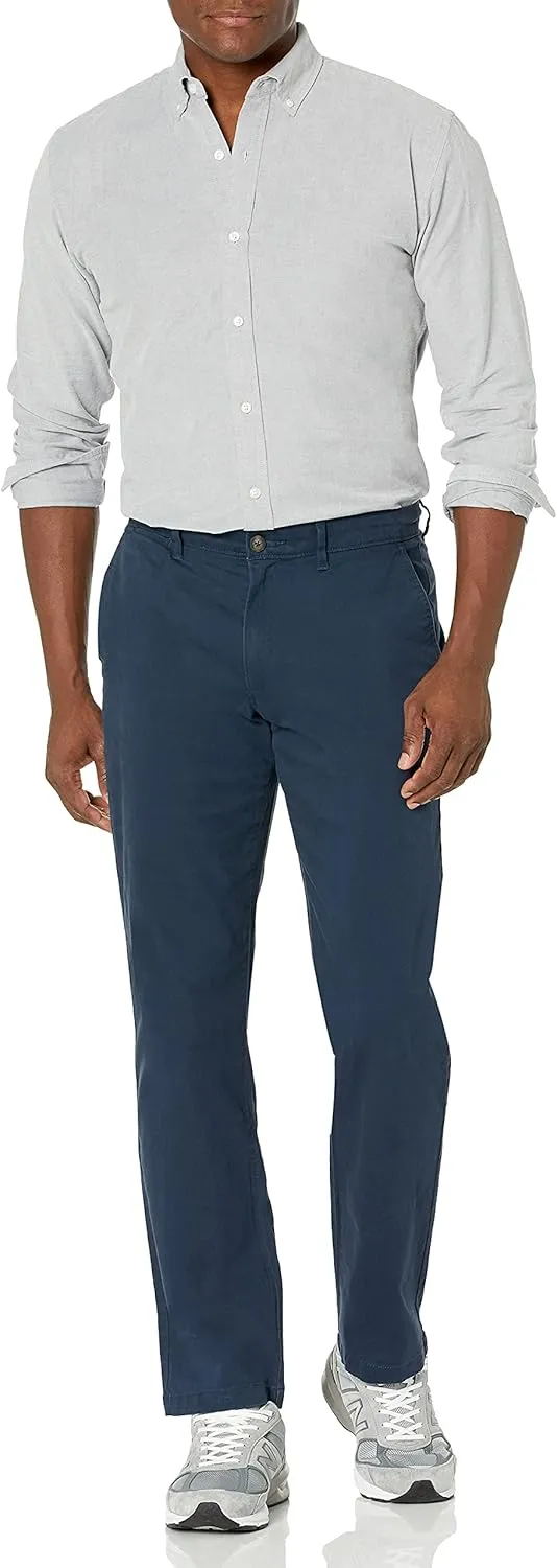Amazon Essentials Mens Straight-Fit Casual Stretch Chino Pants