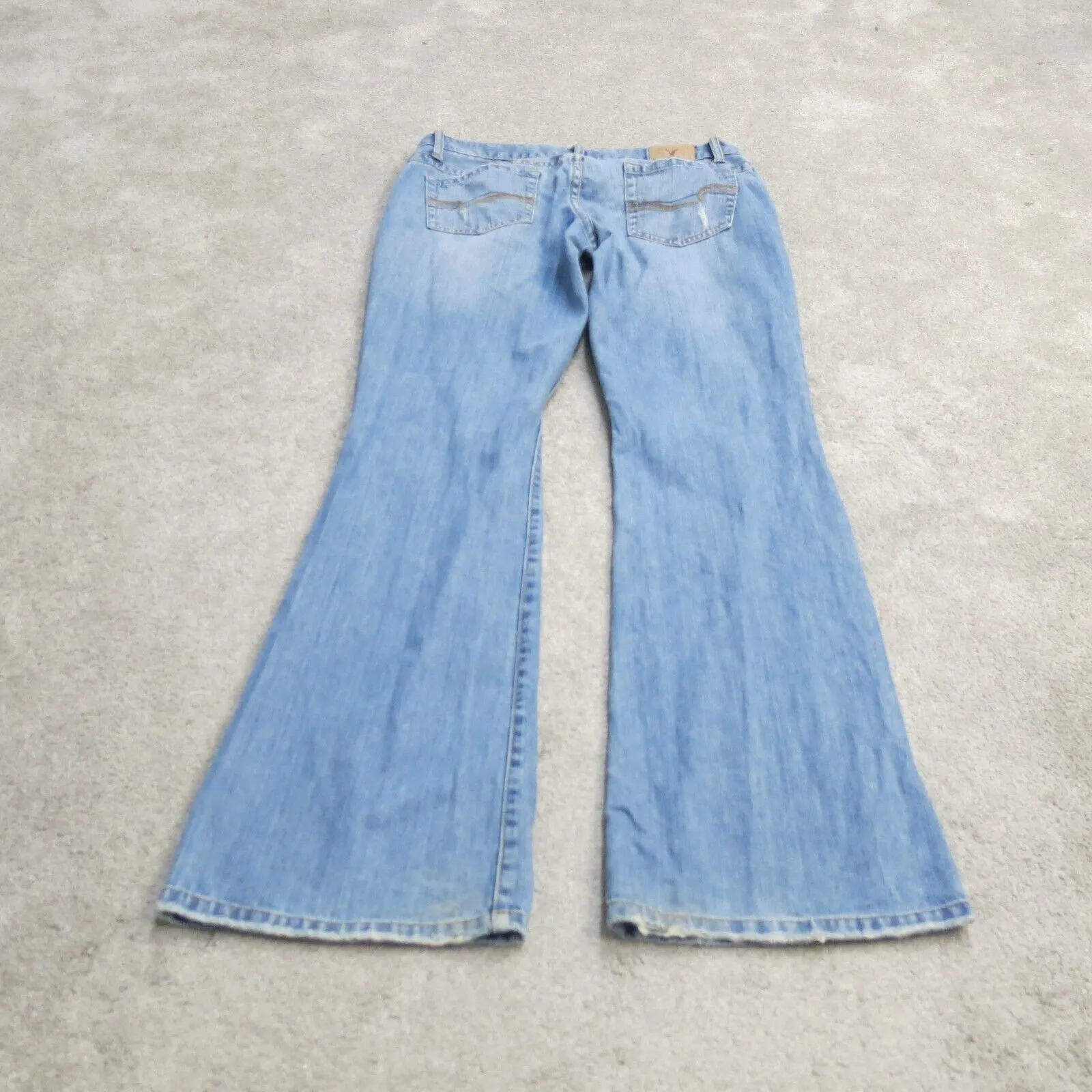 American Eagle Jeans 27 Blue Womens Bootcut Leg Denim Mid Rise Casual Outdoor