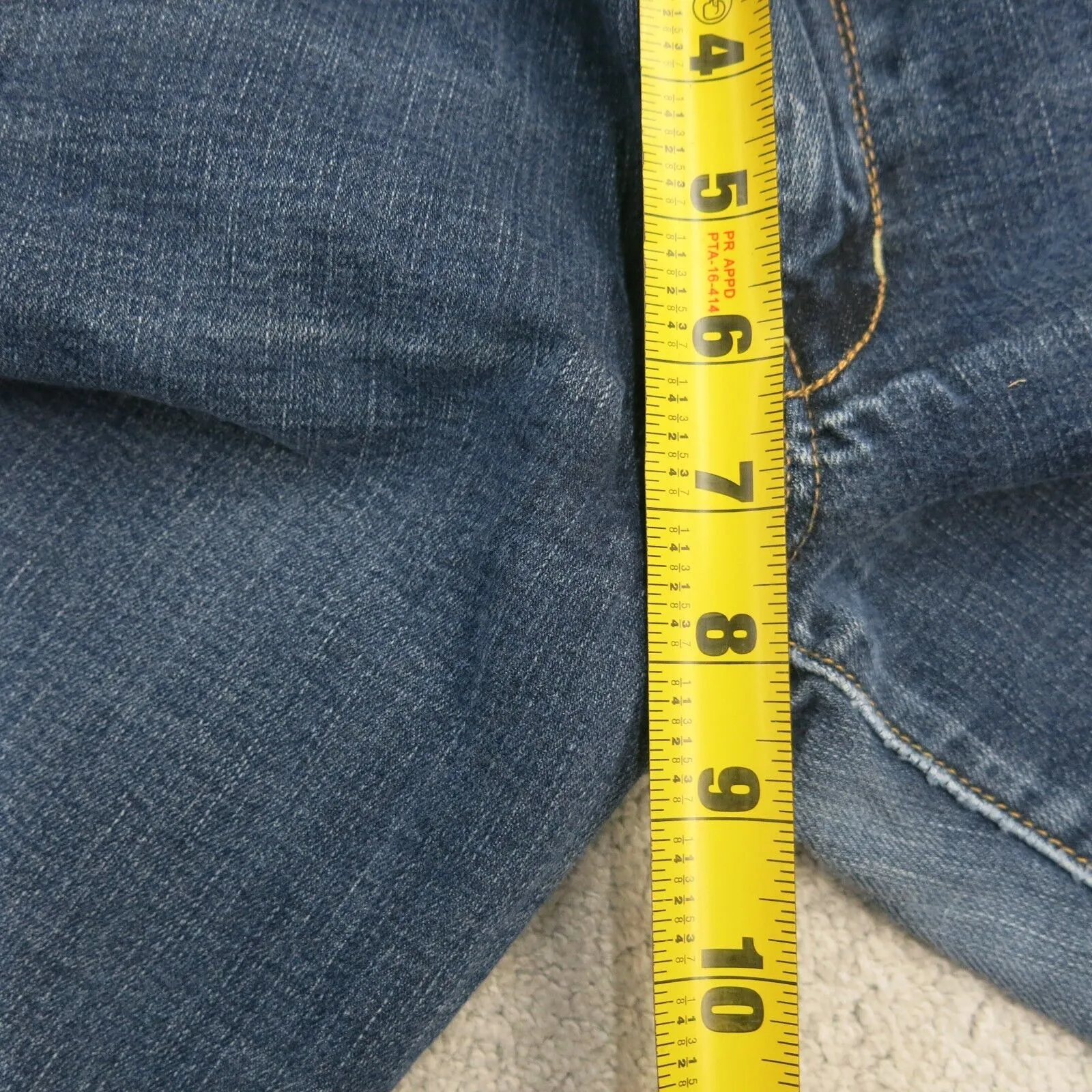 American Eagle Jeans Womens W30 Blue Low Rise Denim Stretch Slim Straight Leg