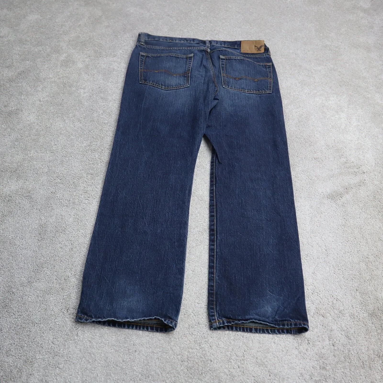 American Eagle Mens Jeans Slim Straight Leg 100% Cotton Blue Size W34xL30
