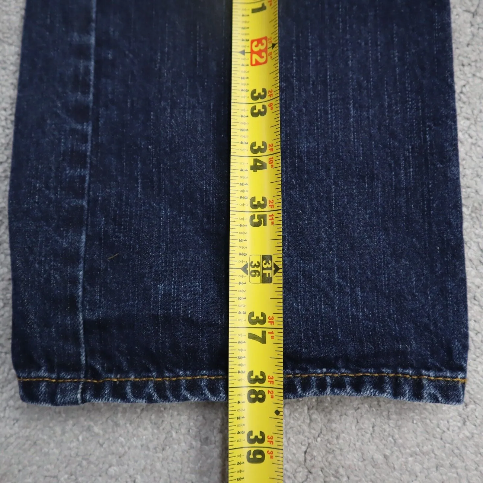 American Eagle Mens Jeans Slim Straight Leg 100% Cotton Blue Size W34xL30