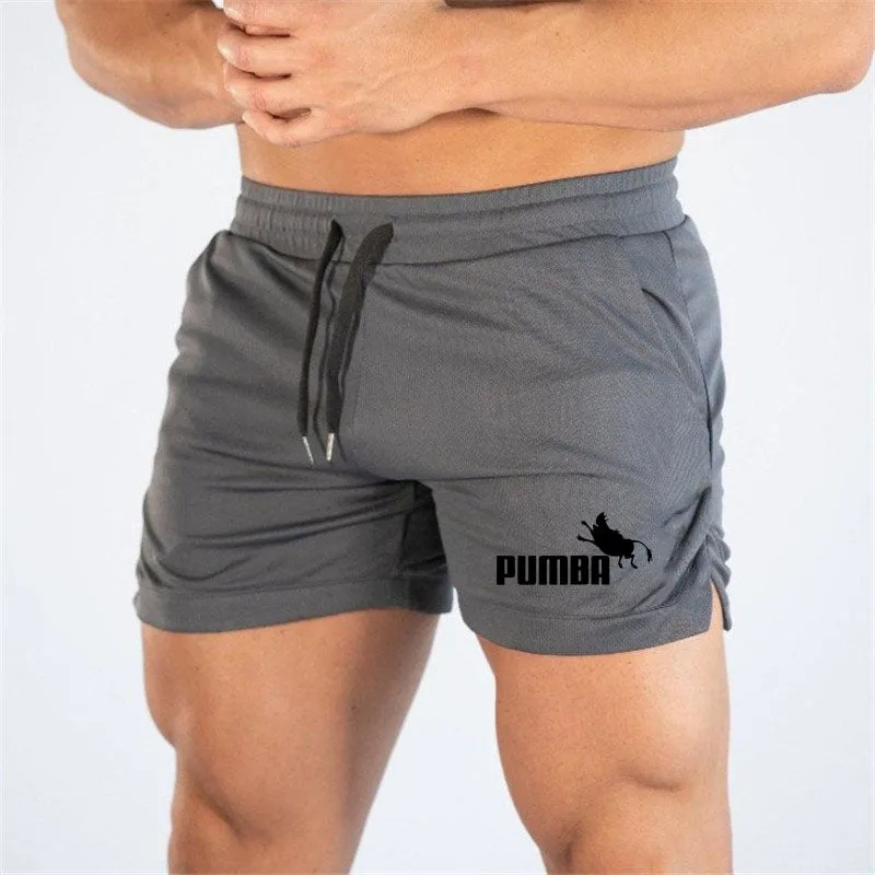 Andrew - Men's Beach Shorts - Bear Print Quick-Drying Swim Trunks
