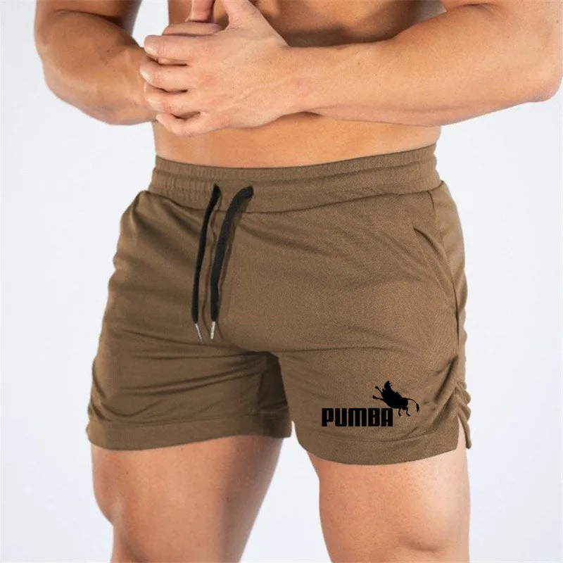 Andrew - Men's Beach Shorts - Bear Print Quick-Drying Swim Trunks
