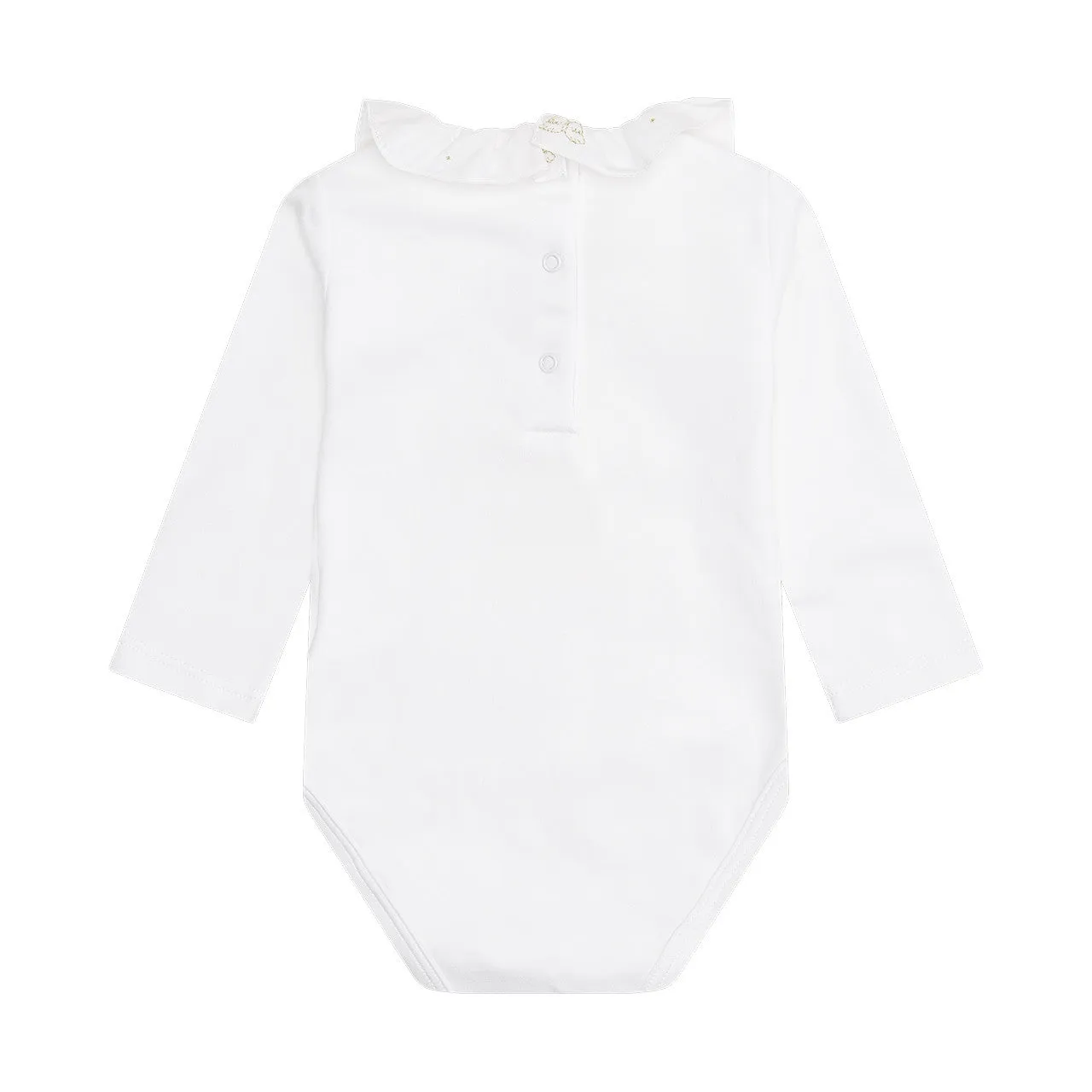 Angel Wing Ruffle Collar Onesie