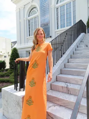Anne Maxi Dress Melon Milos