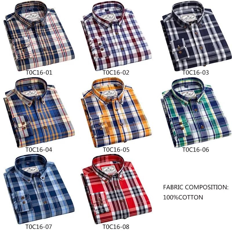 Aoliwen Brand Spring and Autumn men fashion casual long sleeve