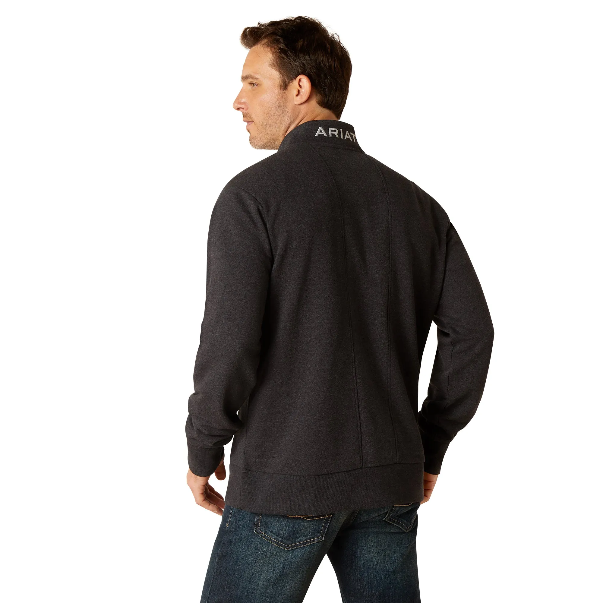 Ariat Mens Friday Cotton 1/2 Zip Sweatshirt