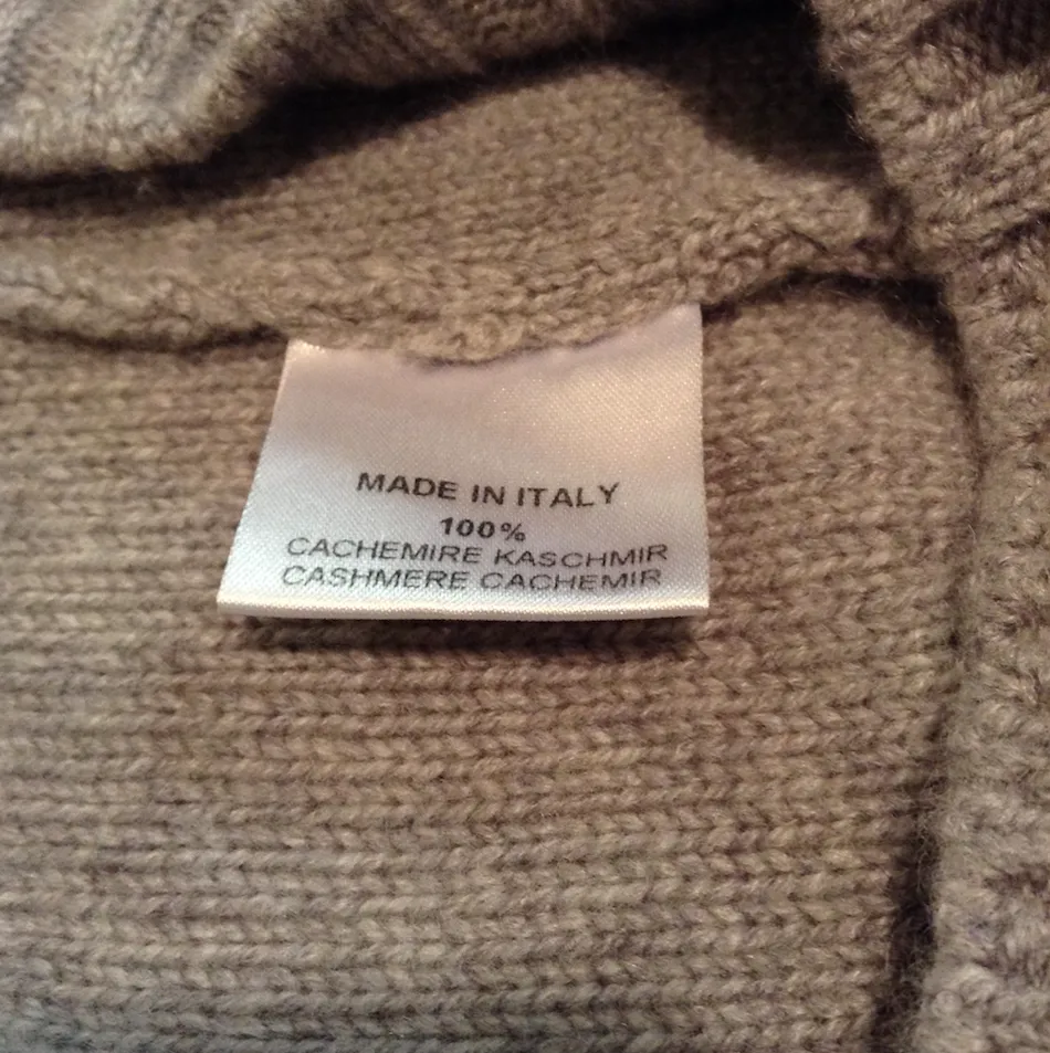 Authentic Hermes - Gray Zip Neck Sweater - XL