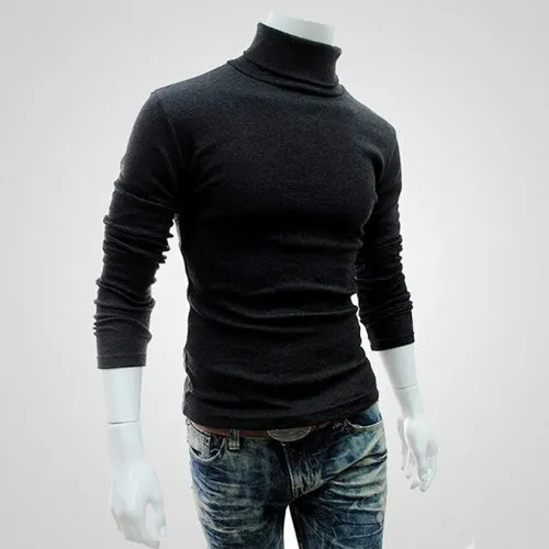 Autumn Winter Slim Streetwear Fashion Solid Long Sleeve