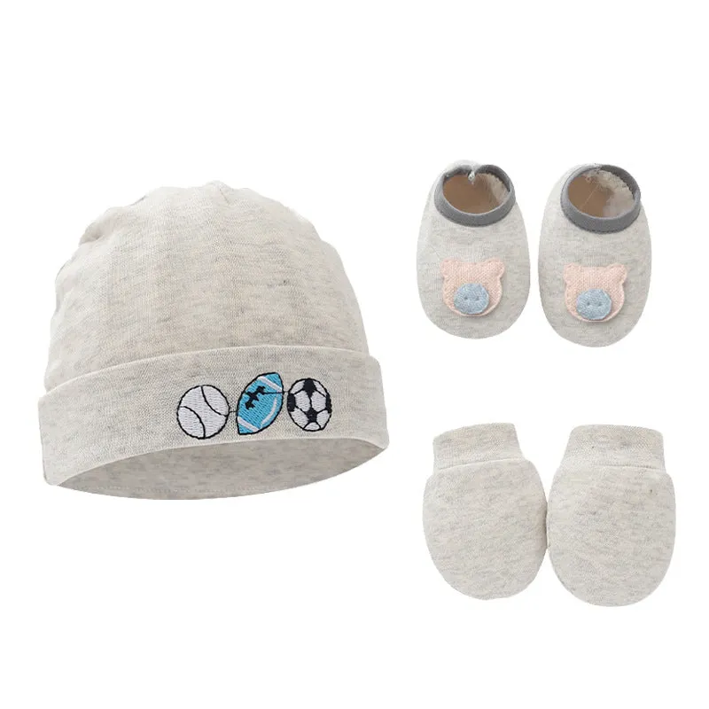 Baby Beanie with Socks Set