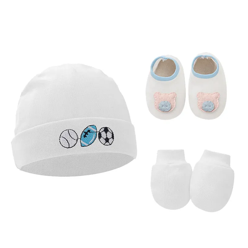 Baby Beanie with Socks Set